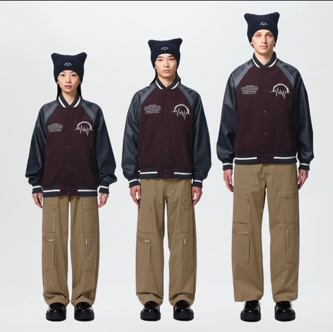 언더커버 X GU 스타디움 자켓 (S-M) 상품이미지4