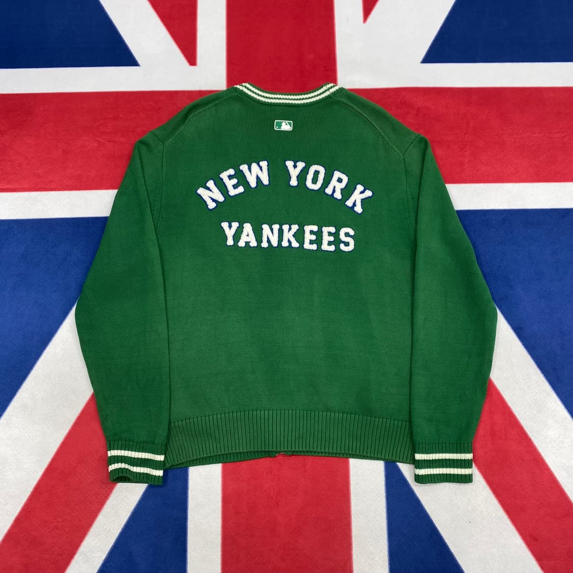 MLB 뉴욕양키즈 가디건 S 실측 M -L 상품이미지5