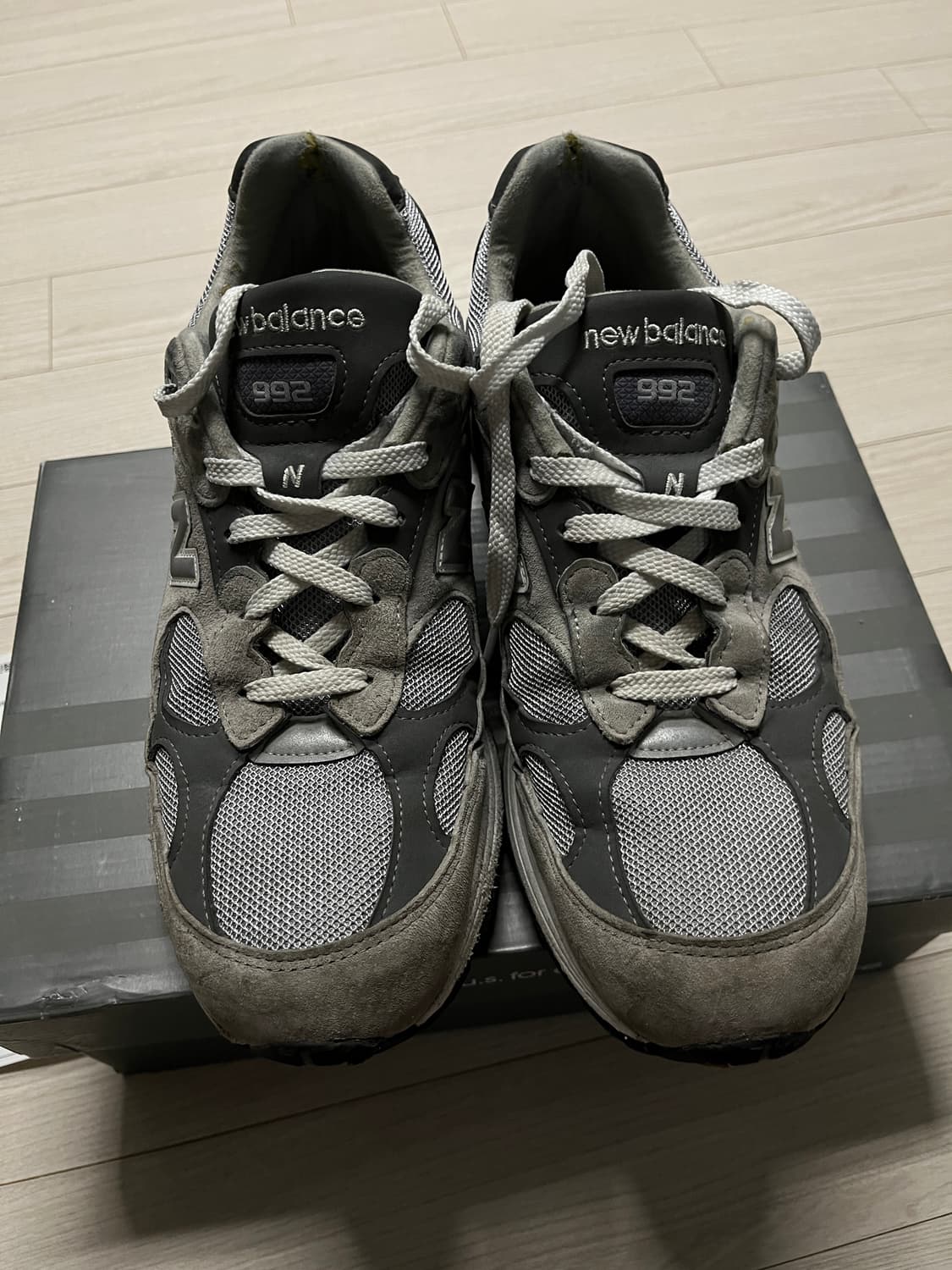 290)뉴발란스 992 그레이 상품이미지5