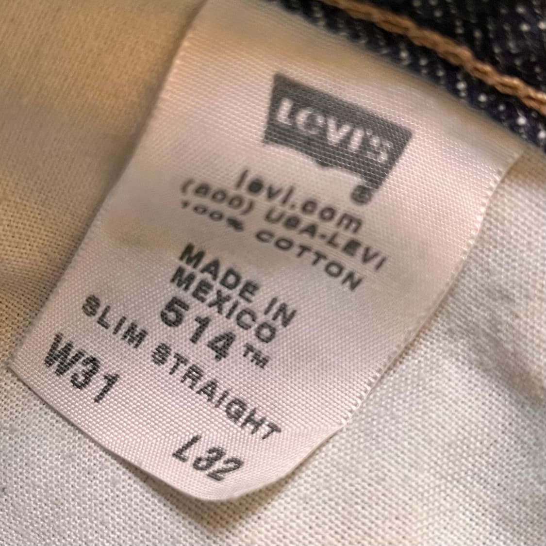 리바이스 514 데님팬츠 W31 L32 상품이미지5