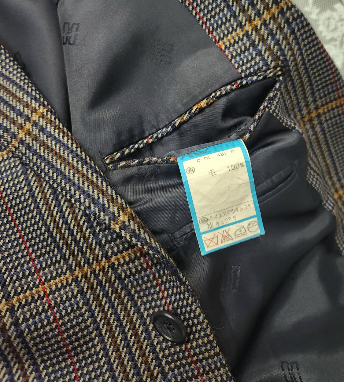 DAKS 닥스 제펜 유니섹스 체크 블레이저 상품이미지10