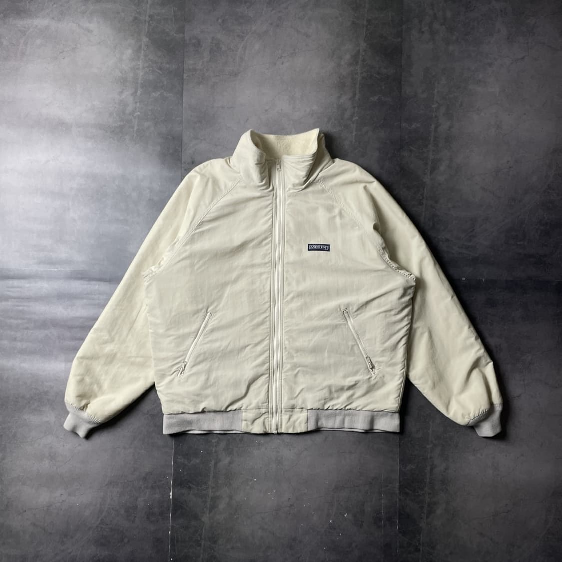 LANDS' END 1990s 랜즈엔드 아이보리 집업 자켓 A00812 상품이미지1