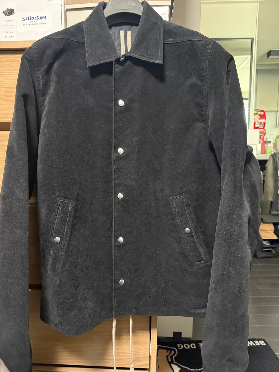 릭오웬스 다크쉐도우 몰스킨 자켓 상품이미지1