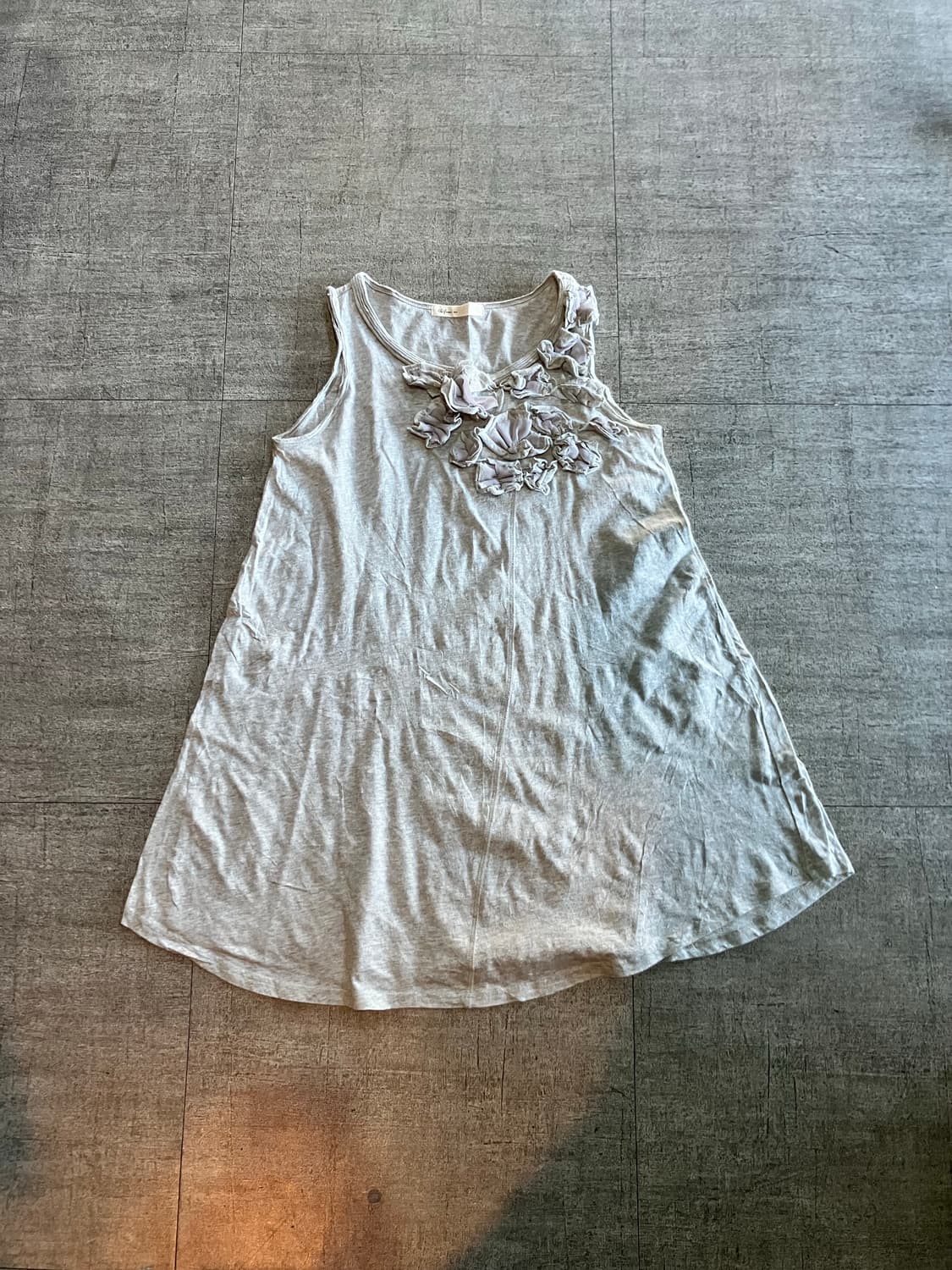 일본빈티지 Knewa 하구미모리걸 달천깔페어리 플라워디테일 롱슬리브리스 상품이미지1