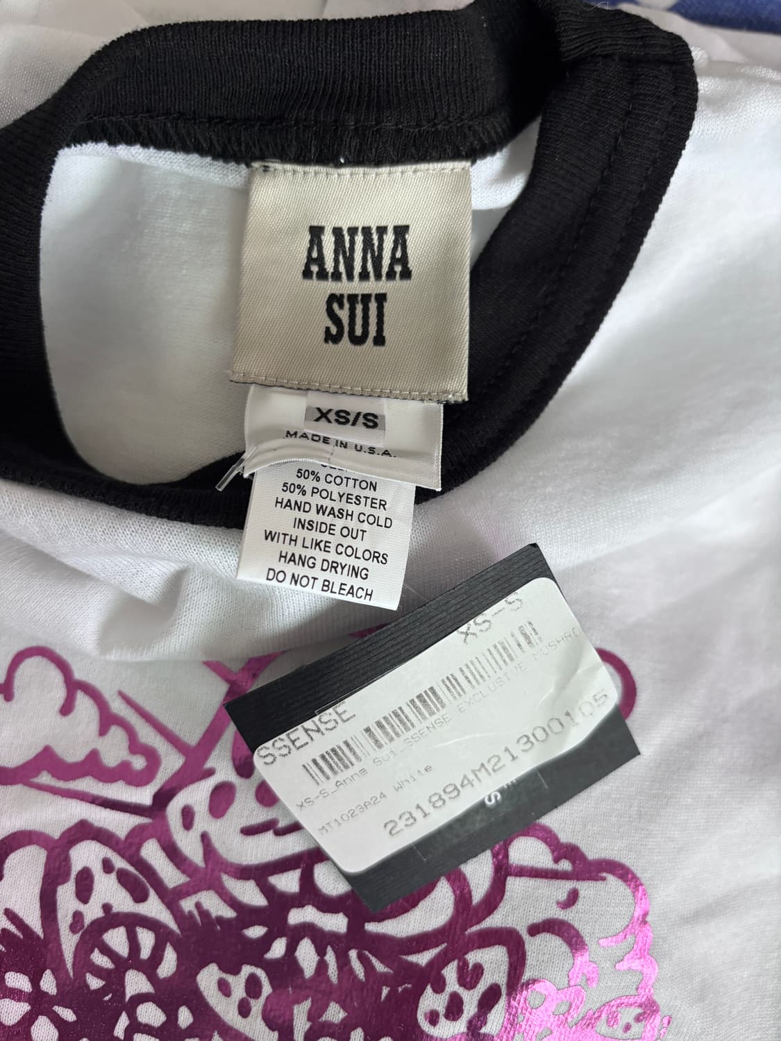 ANNA SUI 티셔츠 xs/s 새상품 상품이미지3