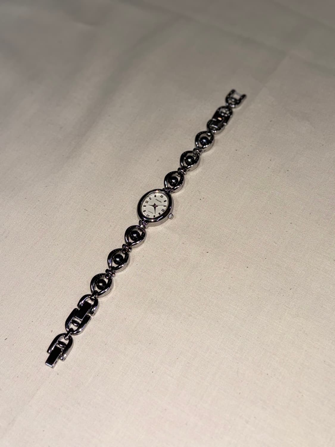 [VINTAGE] PEARL Silver Pearl Bracelet Wa 상품이미지1