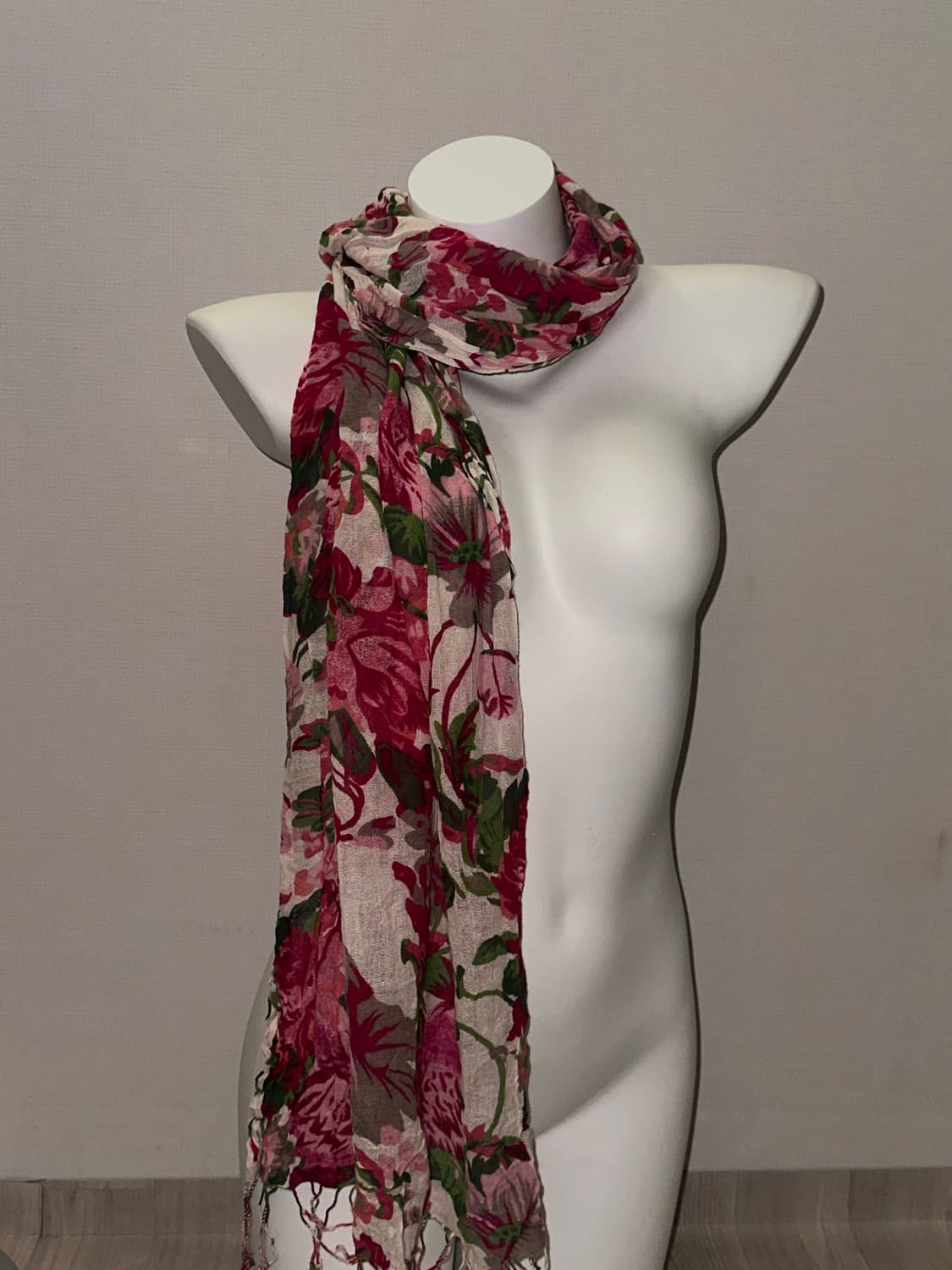 빈티지 오리엔탈 로즈 스카프 상품이미지5