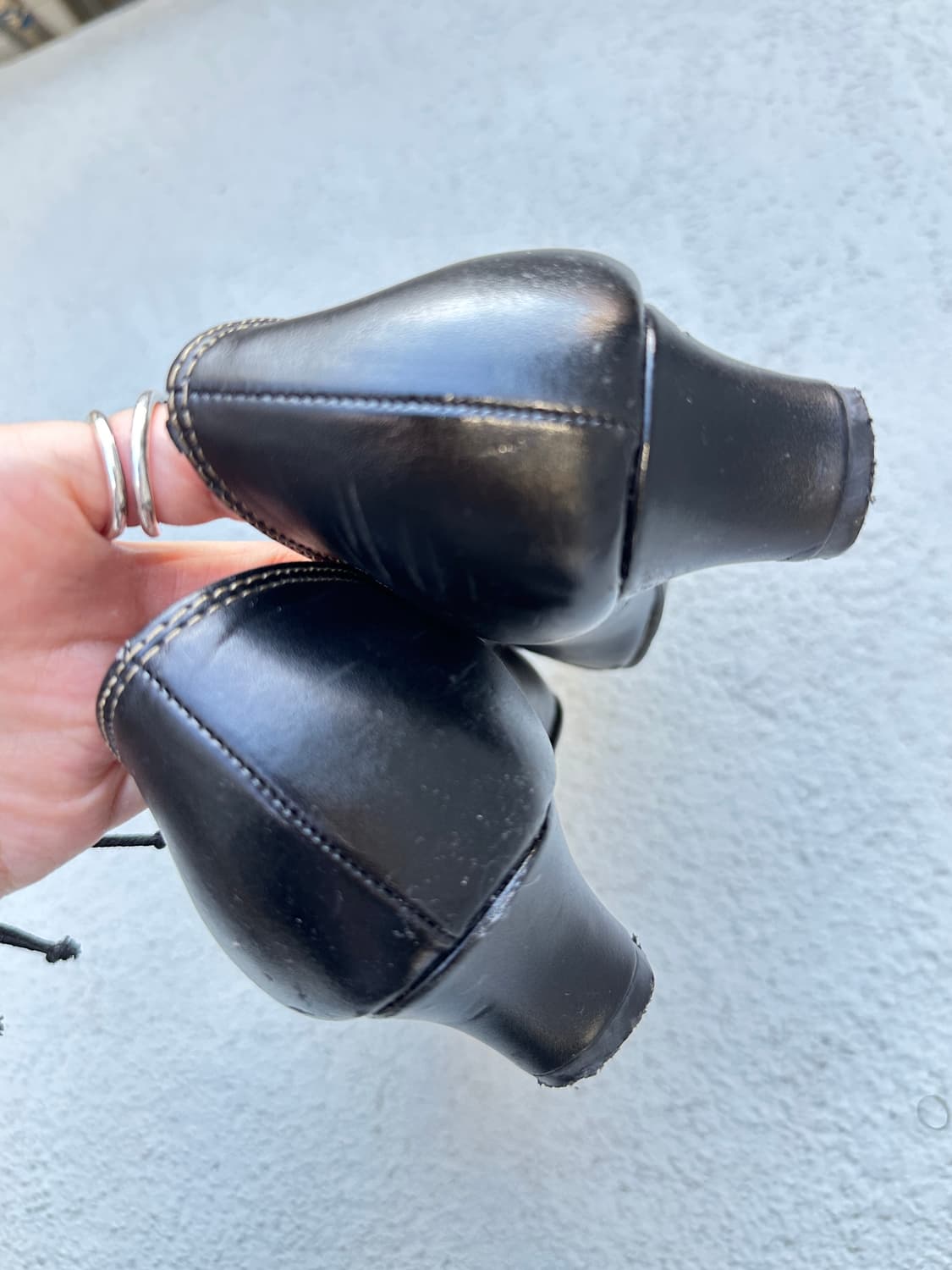 Ssamzie croco leather heel 상품이미지4