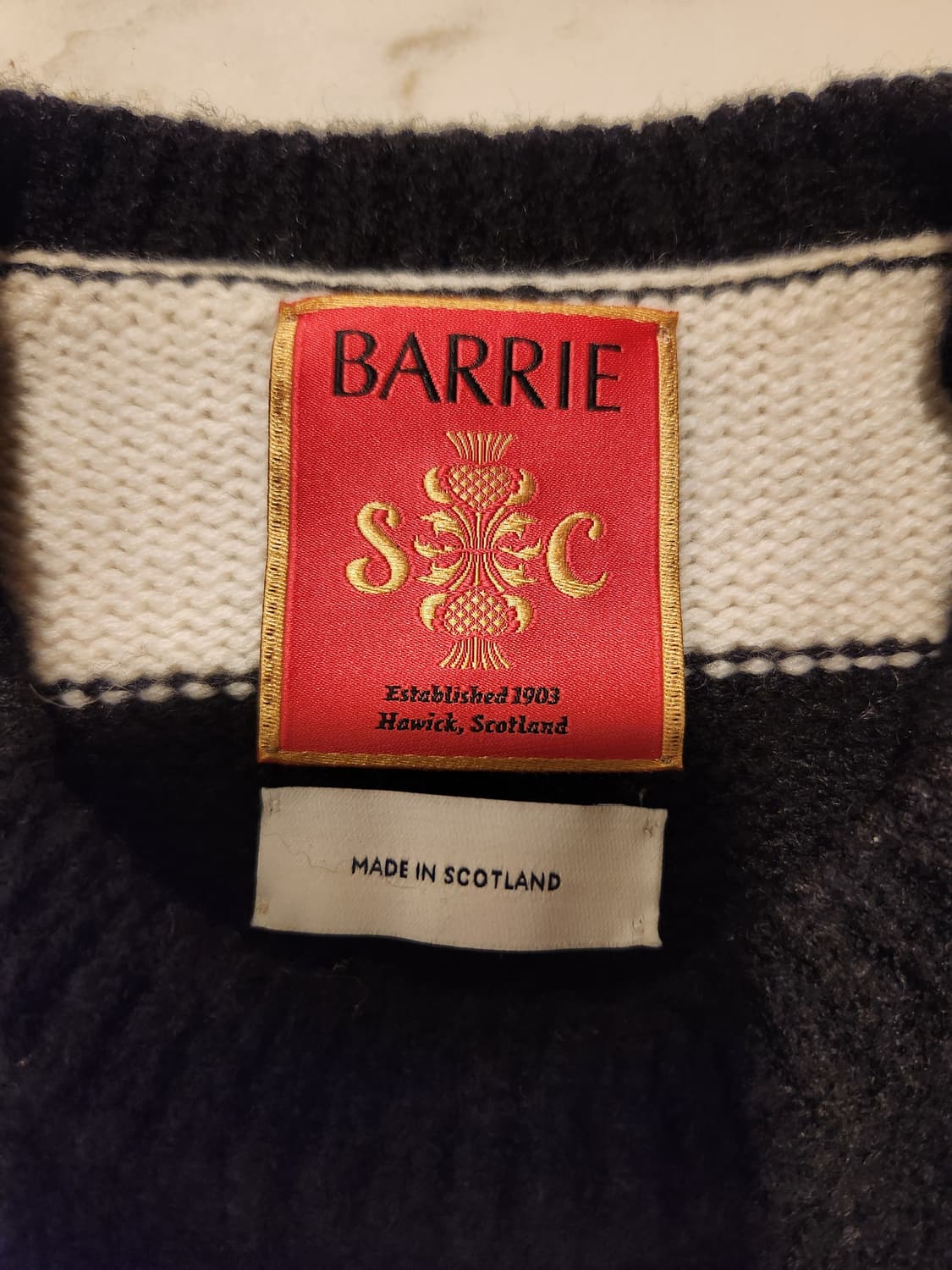 (정품)샤넬 배리 BARRIE  스트라이프 니트 상품이미지9