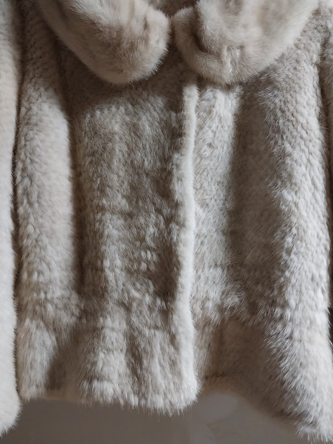 밍크 숏코트아이보리  천연퍼 상품이미지3