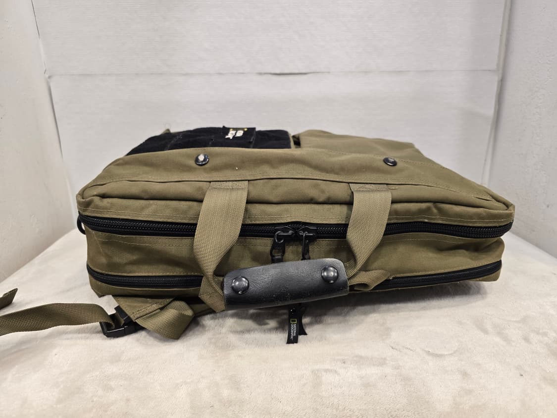 내셔널지오그래픽 3WAY 백팩 토트백 카키 상품이미지4