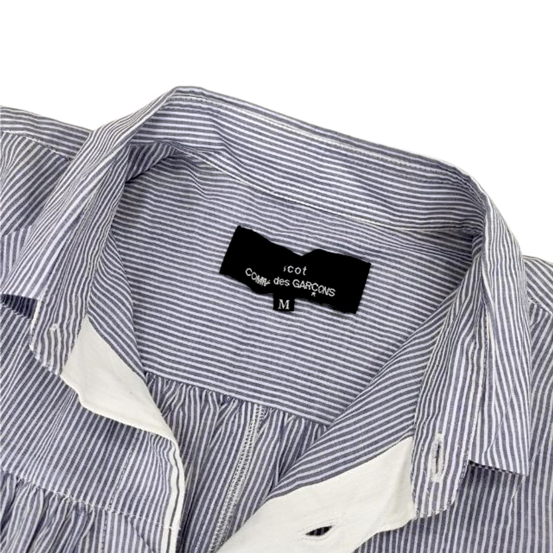 꼼데가르송 트리콧 스트라이프 블라우스 상품이미지3