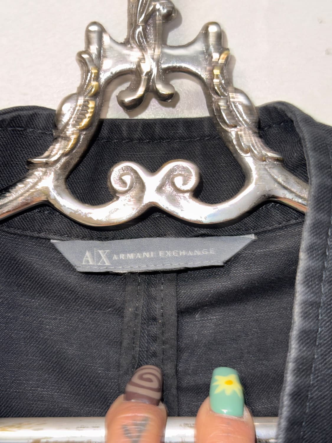 Armani Exchange black corset laceup jk 상품이미지9