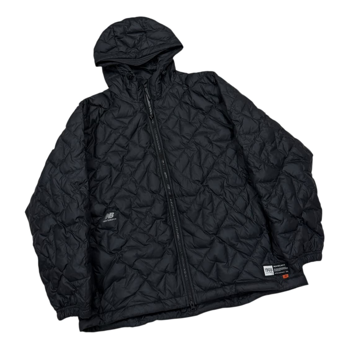 뉴발란스 뉴보이 퀄팅 RDS 다운 후드 경량패딩 자켓 블랙 2XL 110 상품이미지2