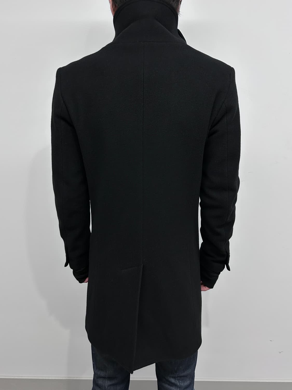 Zara Black-Tag 사선 하이넥 코트 상품이미지5