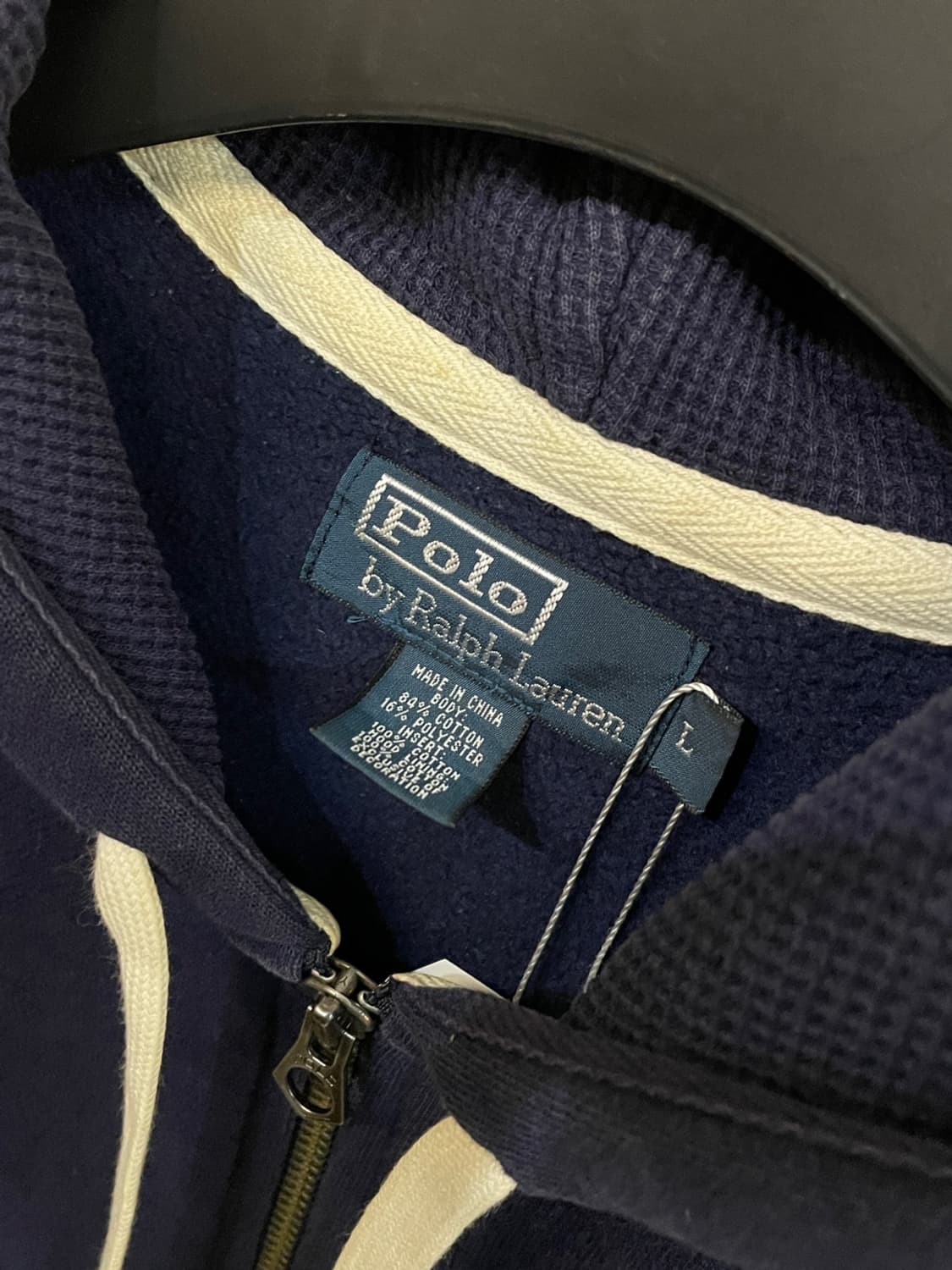 폴로 랄프로렌 네이비 후드집업 상품이미지4