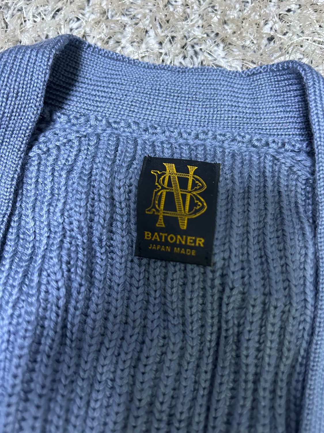 일제 울 BATONER 가디건 사이즈 105 상품이미지2