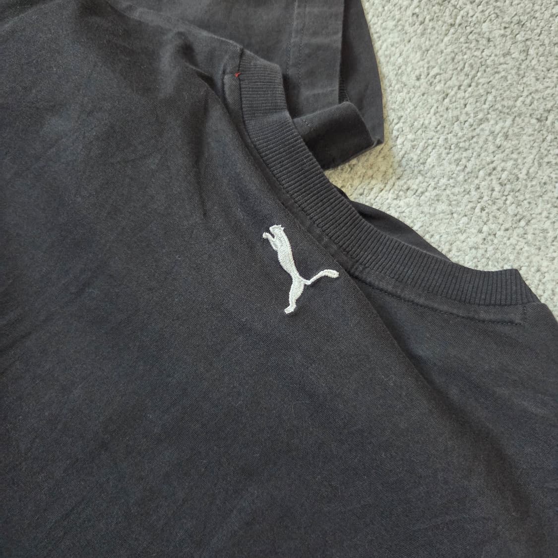 Puma 푸마 블랙 반팔 티셔츠 L-XL(100-105) 상품이미지5