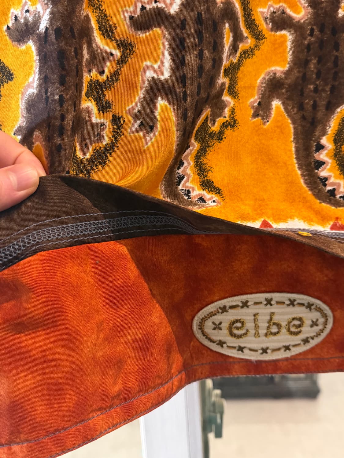 Elbe japan 크로커다일 패턴 스키 자켓 L 상품이미지9