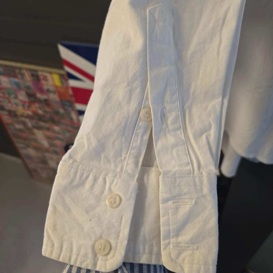 랭글러 밴드카라 차이나카라 셔츠 상품이미지7