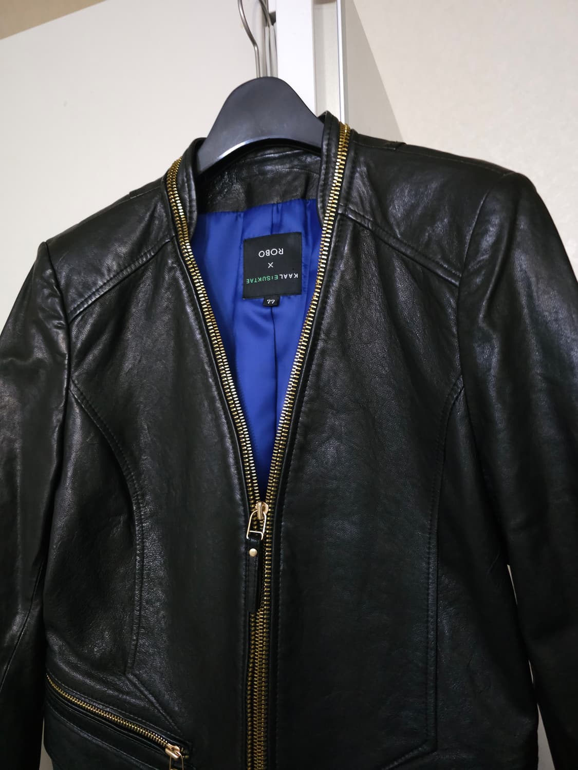 ROBO 블랙 양가죽 자켓 상품이미지2