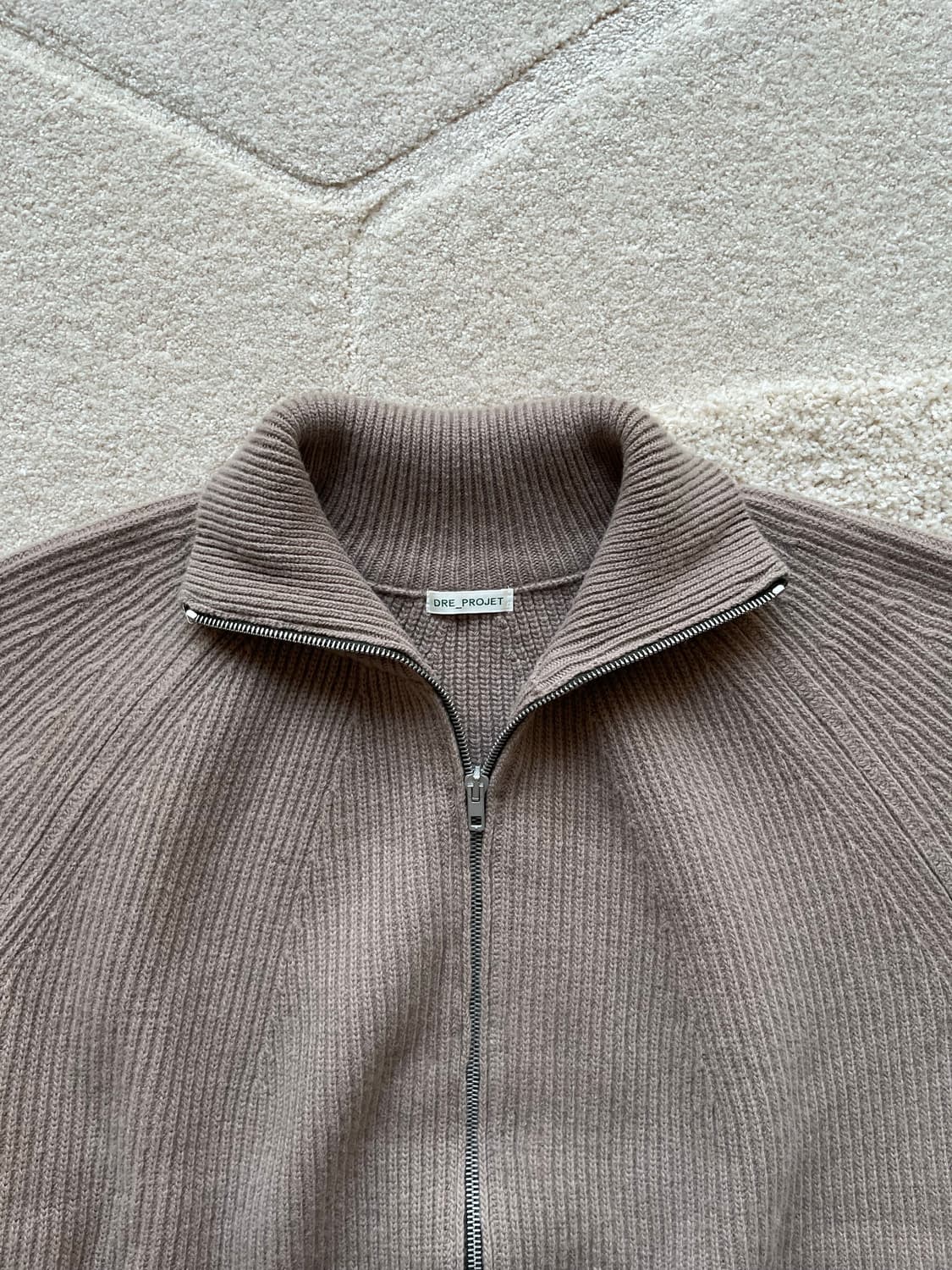 드레프로젯 슈퍼파인 메리노 울 집업 니트 가디건 (103-105) 상품이미지3