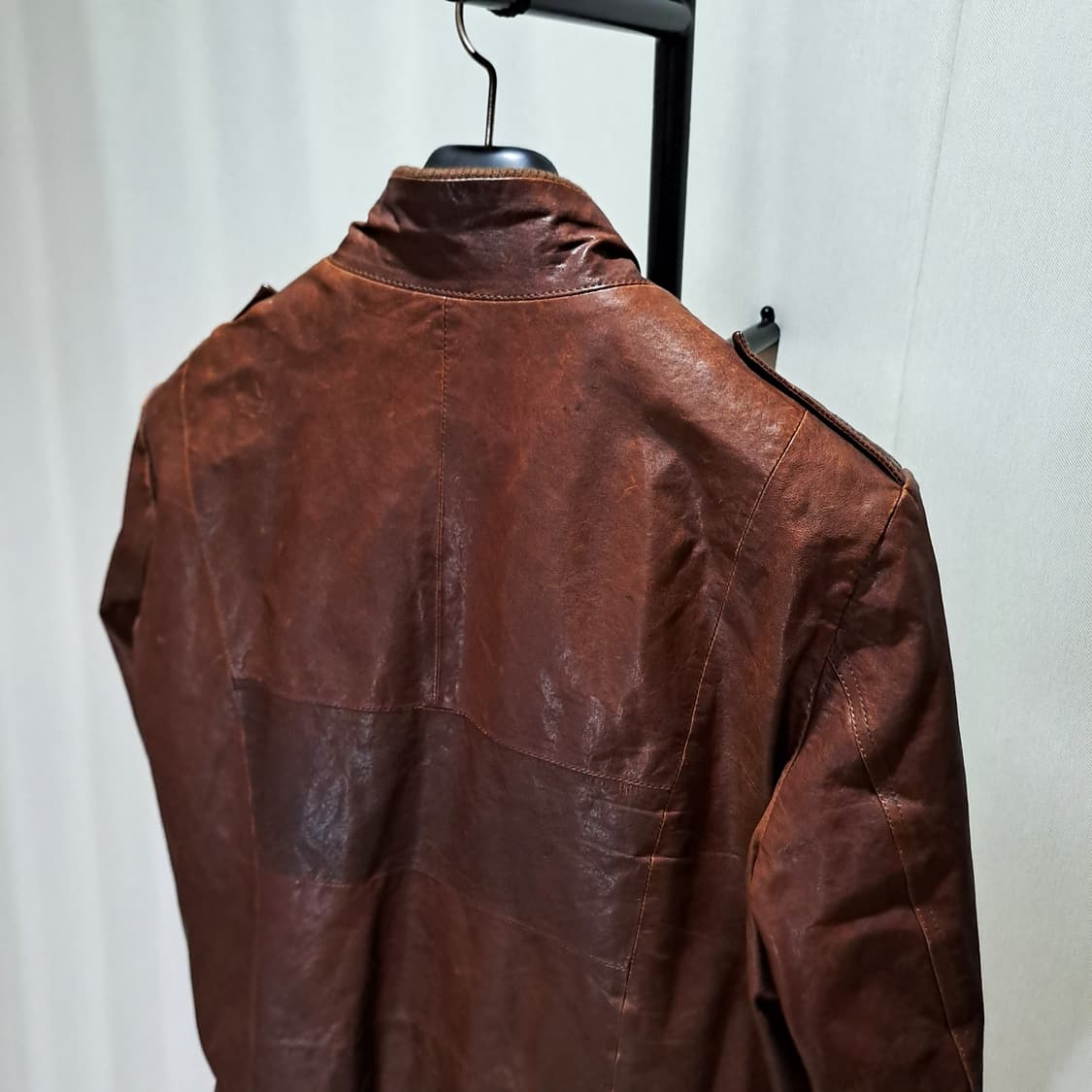 (택포) 레노마 빈티지 양가죽 자켓 105 B723 상품이미지5