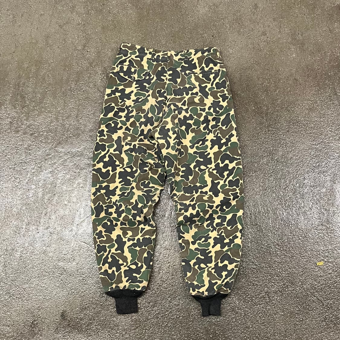 70s 빈티지 덕카모 퀼팅 팬츠 (35“) 상품이미지5