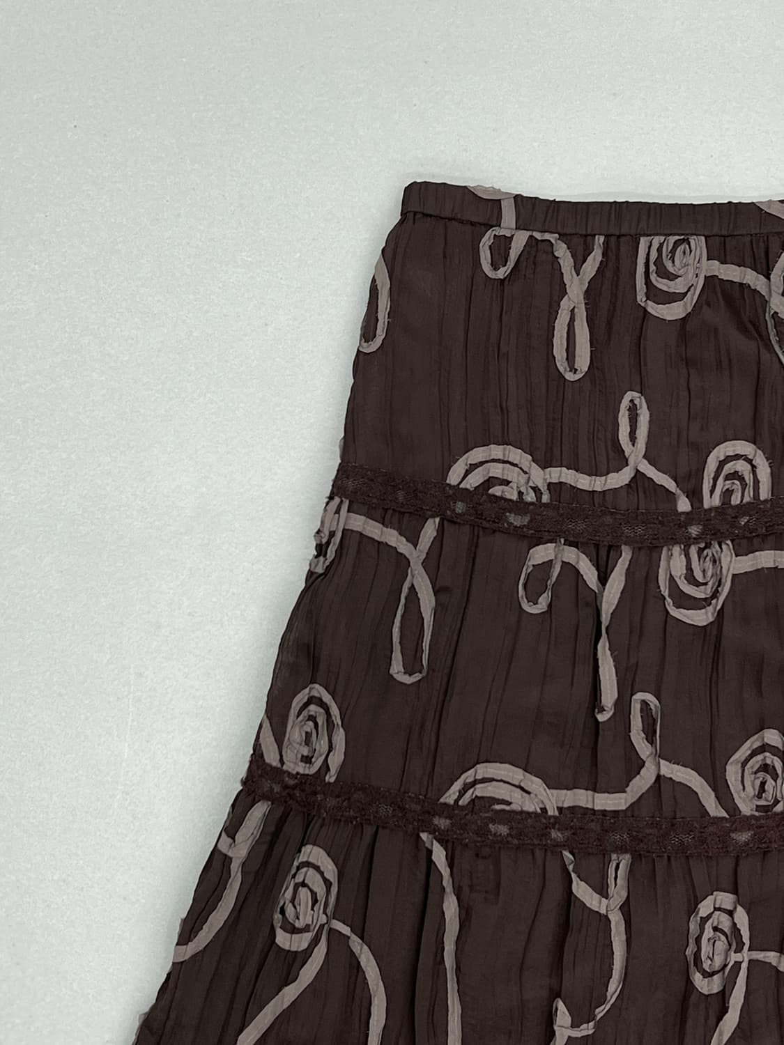 TOPTOPOLO 플리츠 롱 스커트 상품이미지2