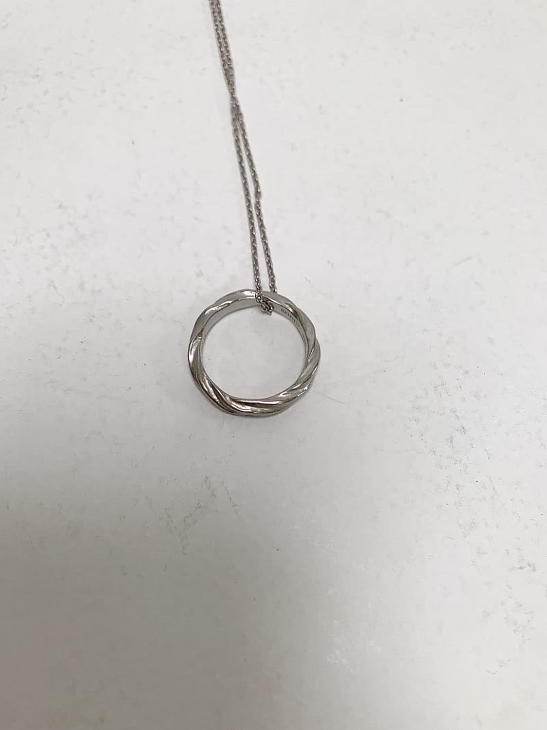 (정품/새상품) 메종 마르지엘라 공용 925 실버 목걸이 상품이미지4