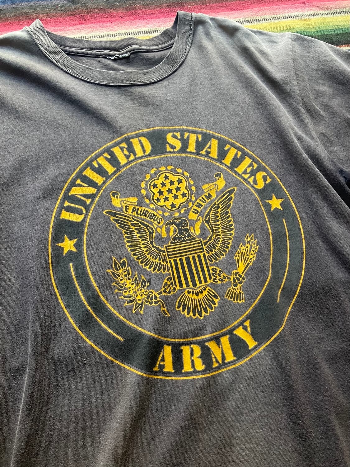 00s USA 빈티지 US ARMY 선페이딩 반팔 티셔츠 상품이미지2