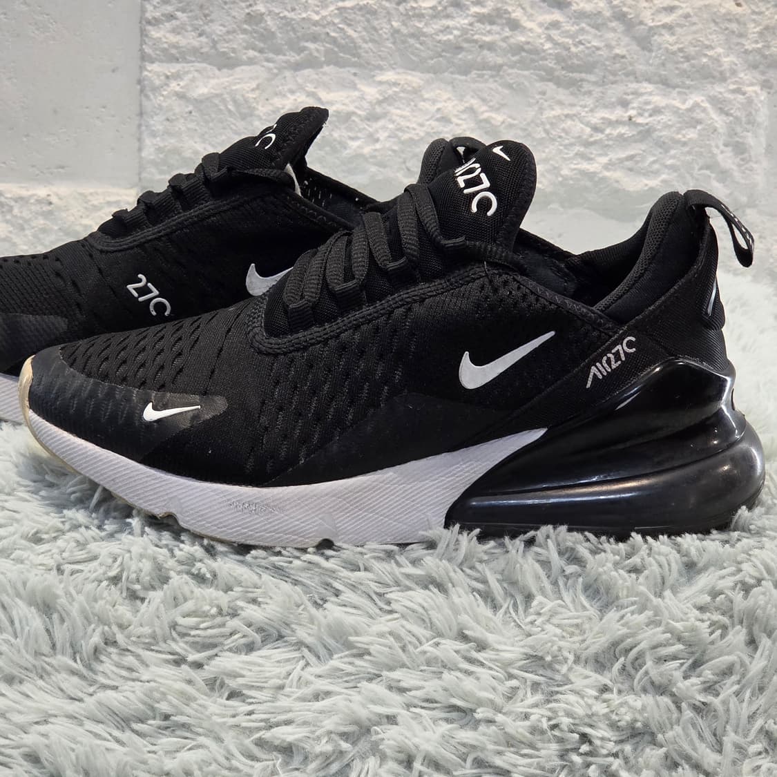 3a-22:나이키 에어맥스 270 블랙 (230mm) 상품이미지2