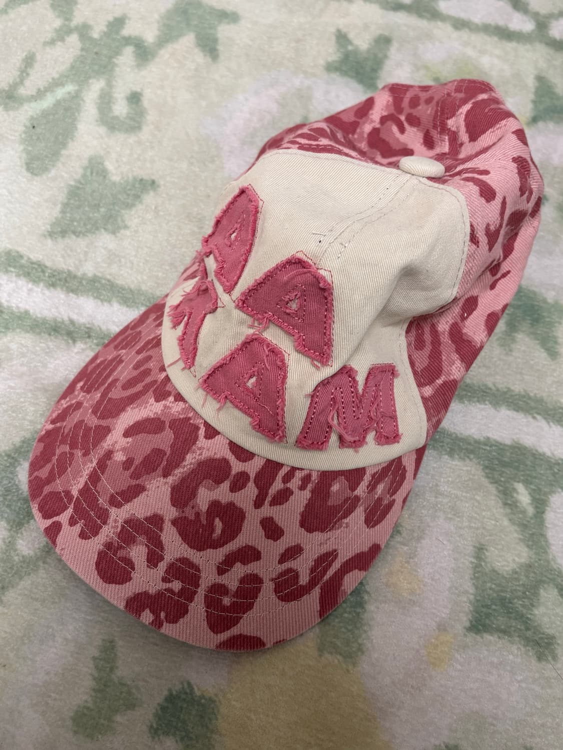 아캄 레오파드 패치 코튼 볼캡 상품이미지2