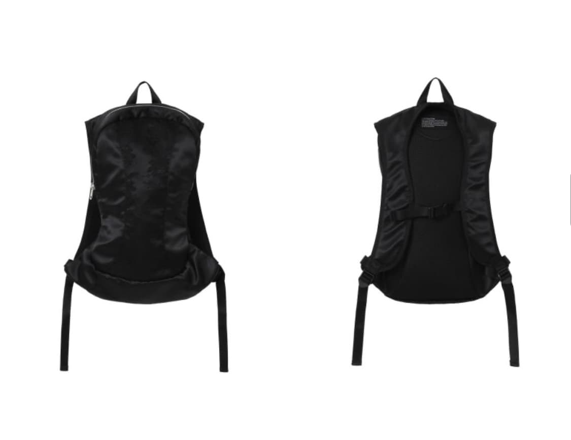 eonts 링고쉬폰 백팩 블랙 상품이미지1