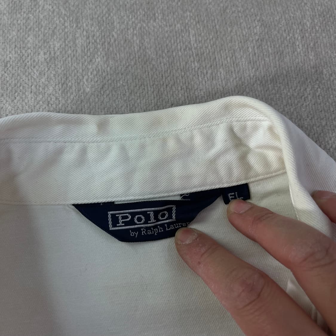 105 폴로 랄프로렌 91s 바라쿠타 블루종 화이트 자켓 상품이미지4