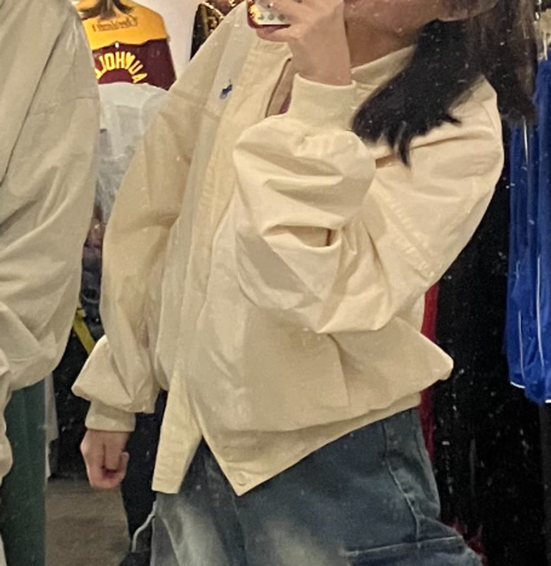 폴로 랄프 로렌 자켓 크림 L made in USA (실착사진o) 상품이미지7