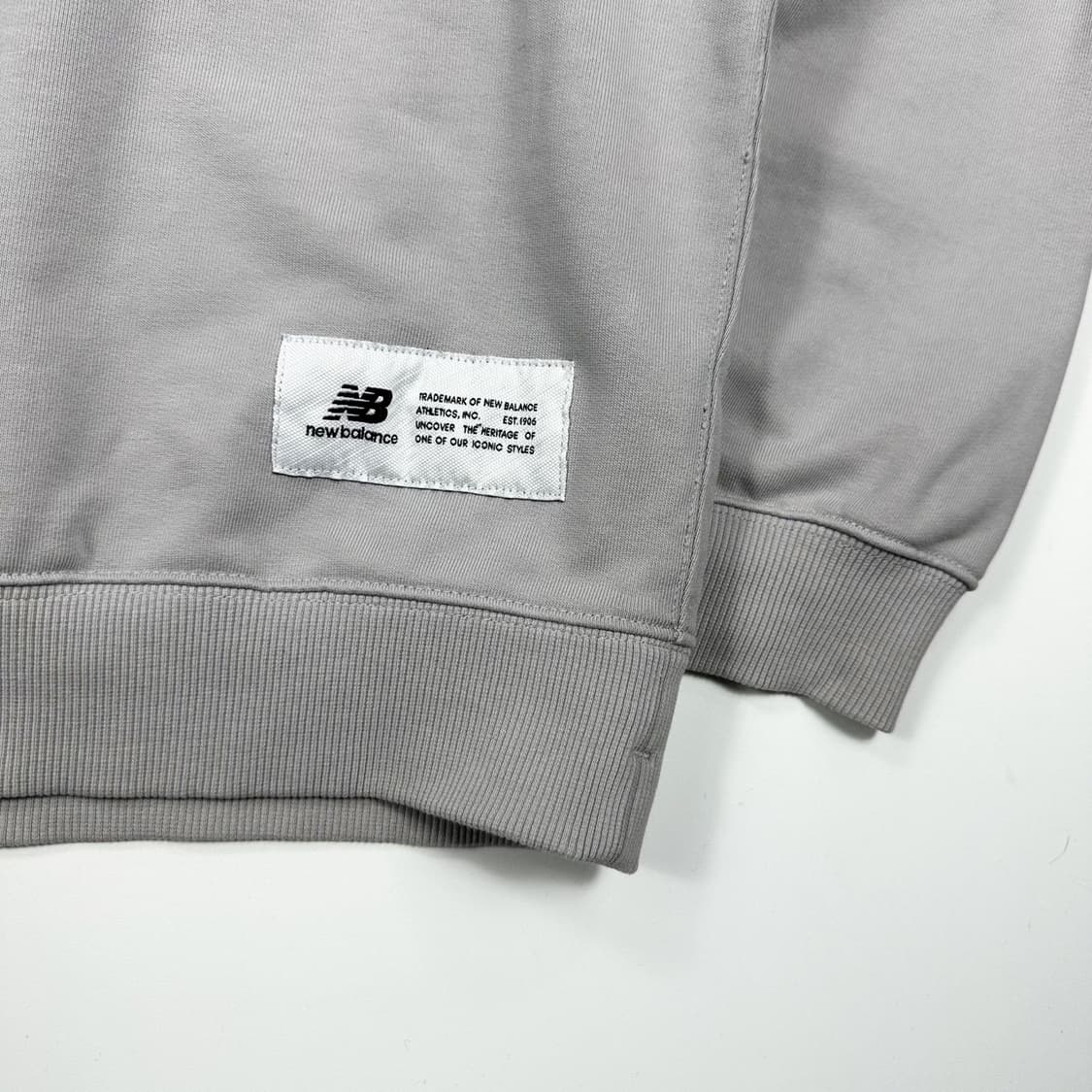 뉴발란스 USA 백로고 반집업 맨투맨 (XL) 상품이미지4