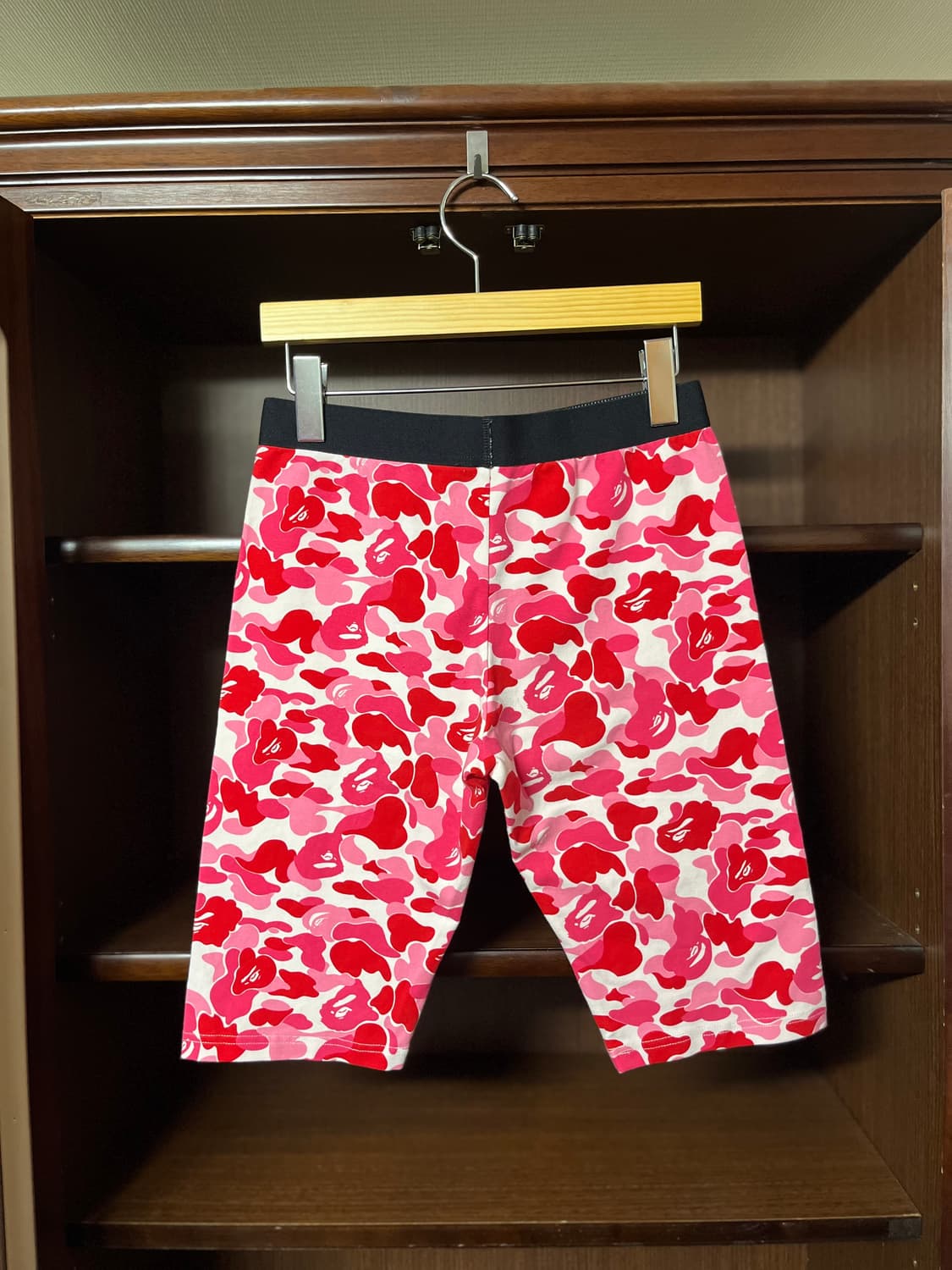 Bape ABC camo biker shorts    상품이미지6
