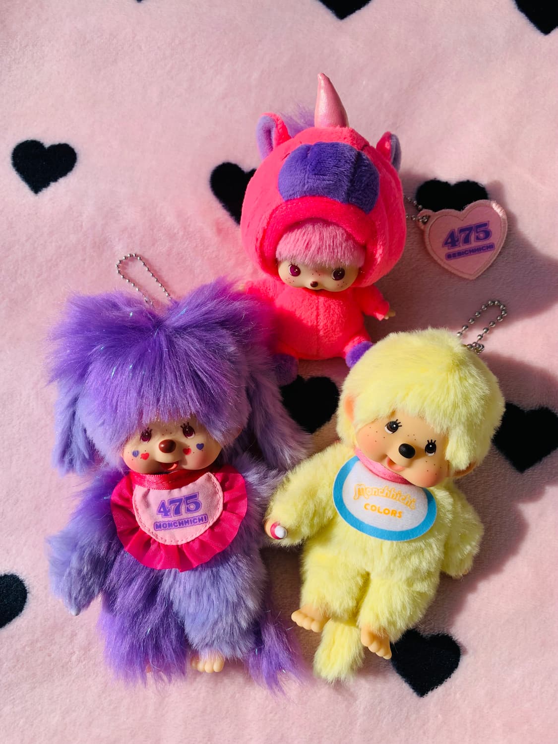 몬치치 키링세트💜🩷💛 상품이미지2