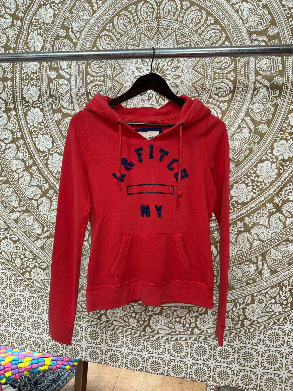 아베크롬비 여성 기모 자수 후드티  상품이미지3