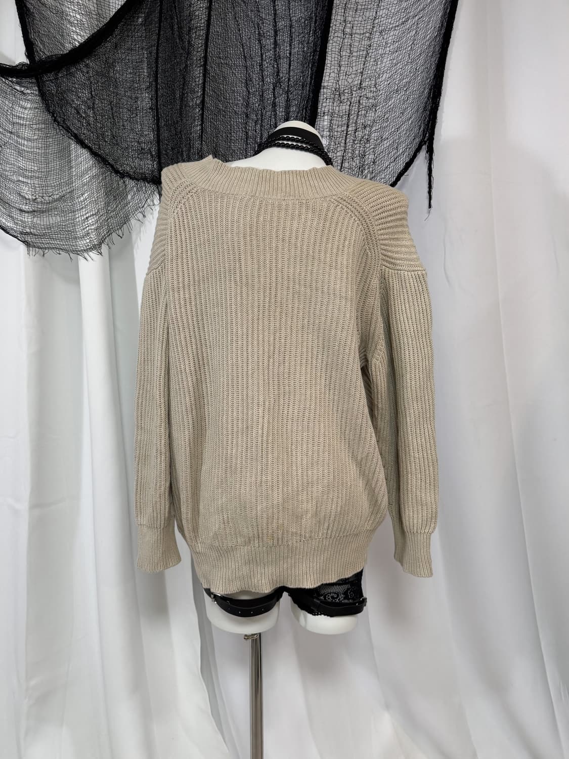 beige knit 상품이미지4