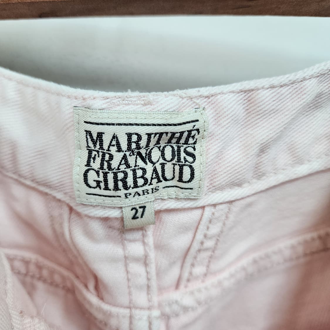 마리떼프랑소와저버 핑크 와이드 데님 팬츠 상품이미지5