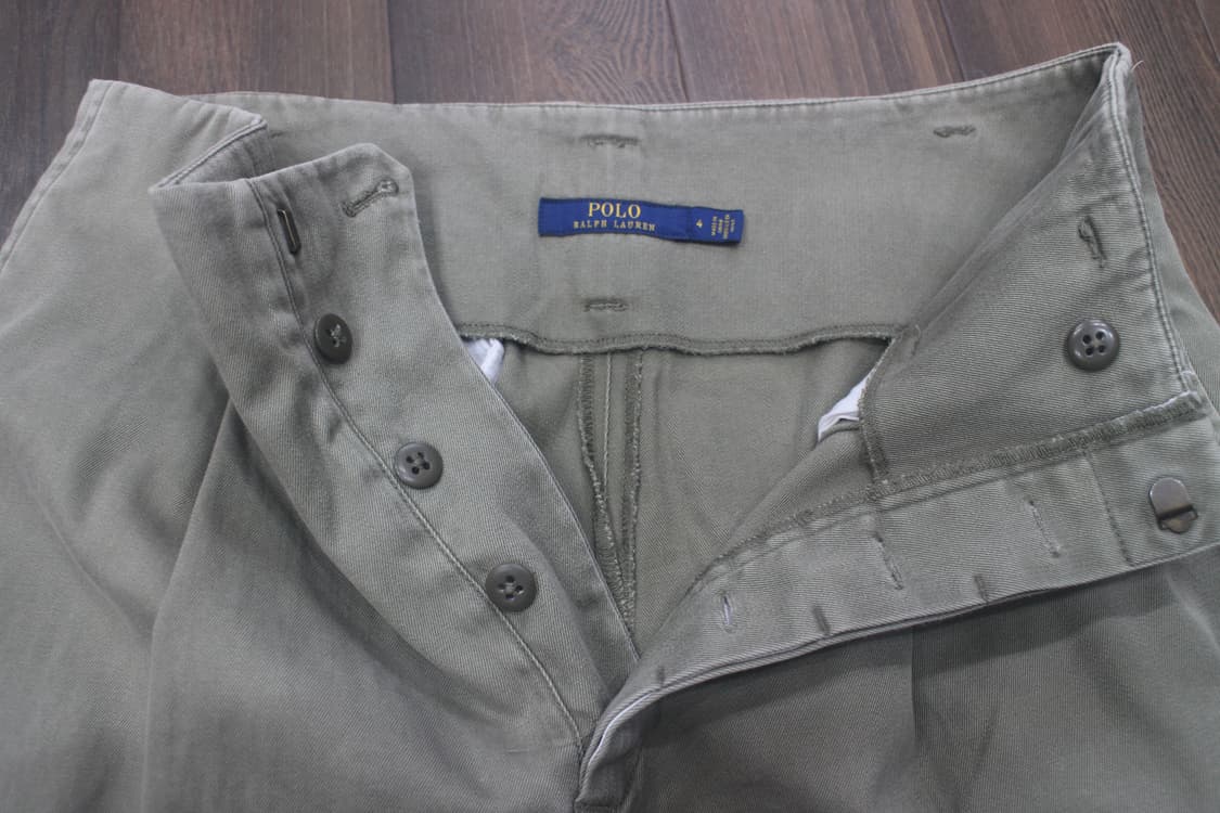 폴로 밀리터리복각 하이웨스트 팬츠 30 상품이미지3