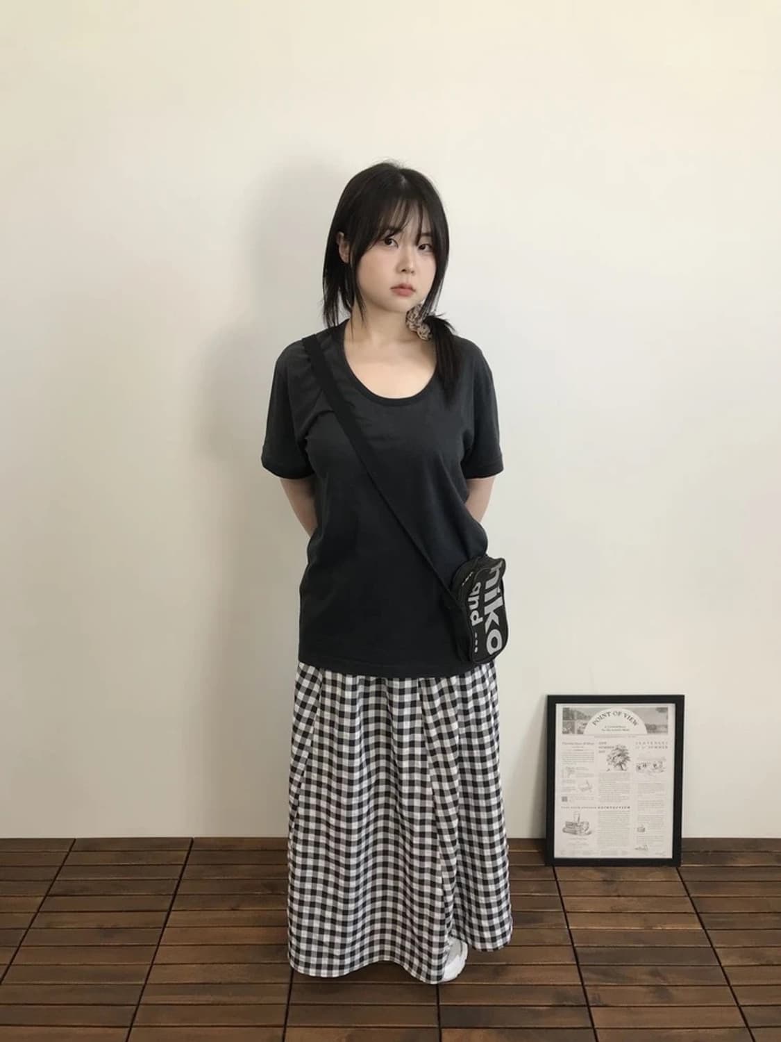 Beams Basic Black Tee 상품이미지1