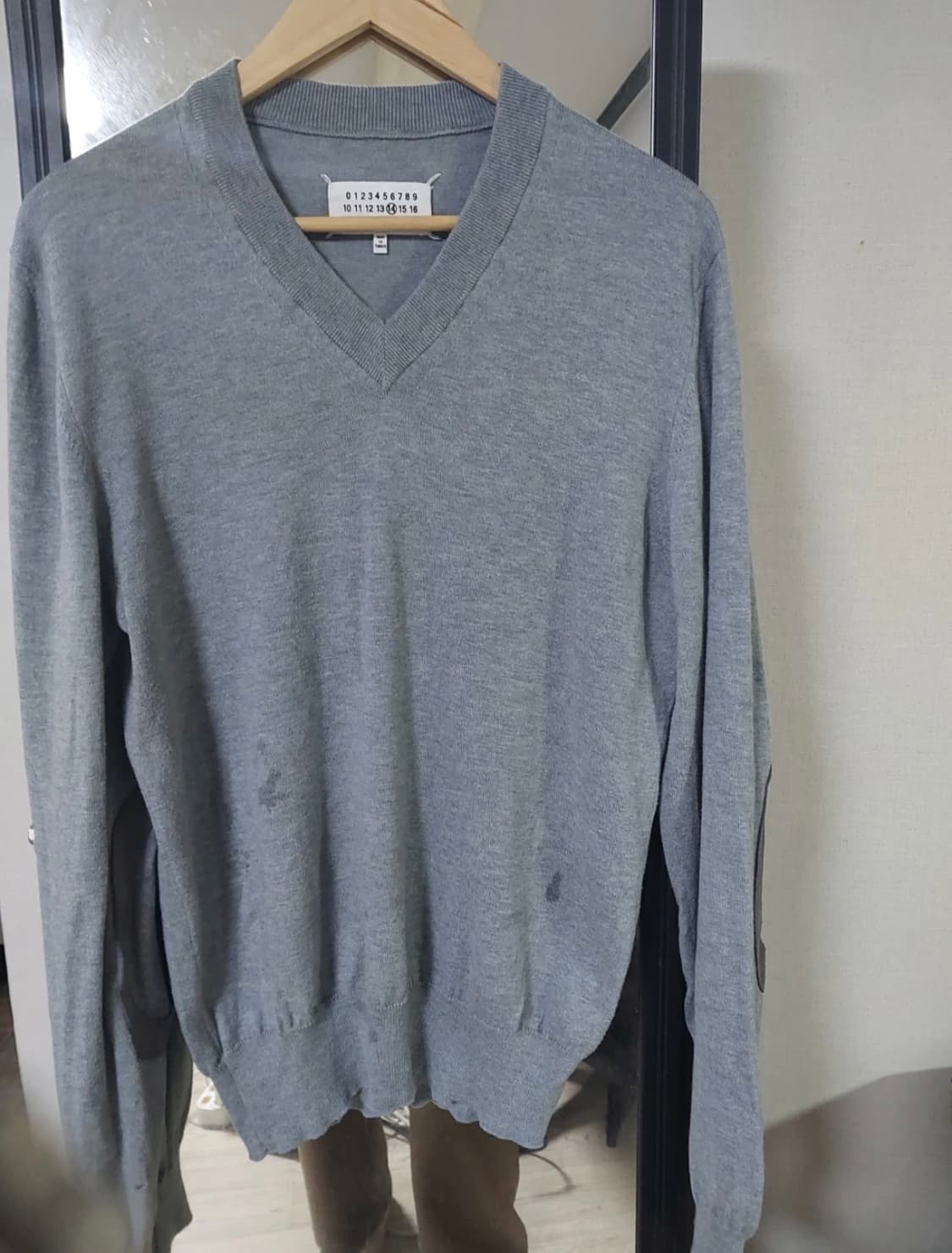 마르지엘라 엘보우 패치 니트 상품이미지1