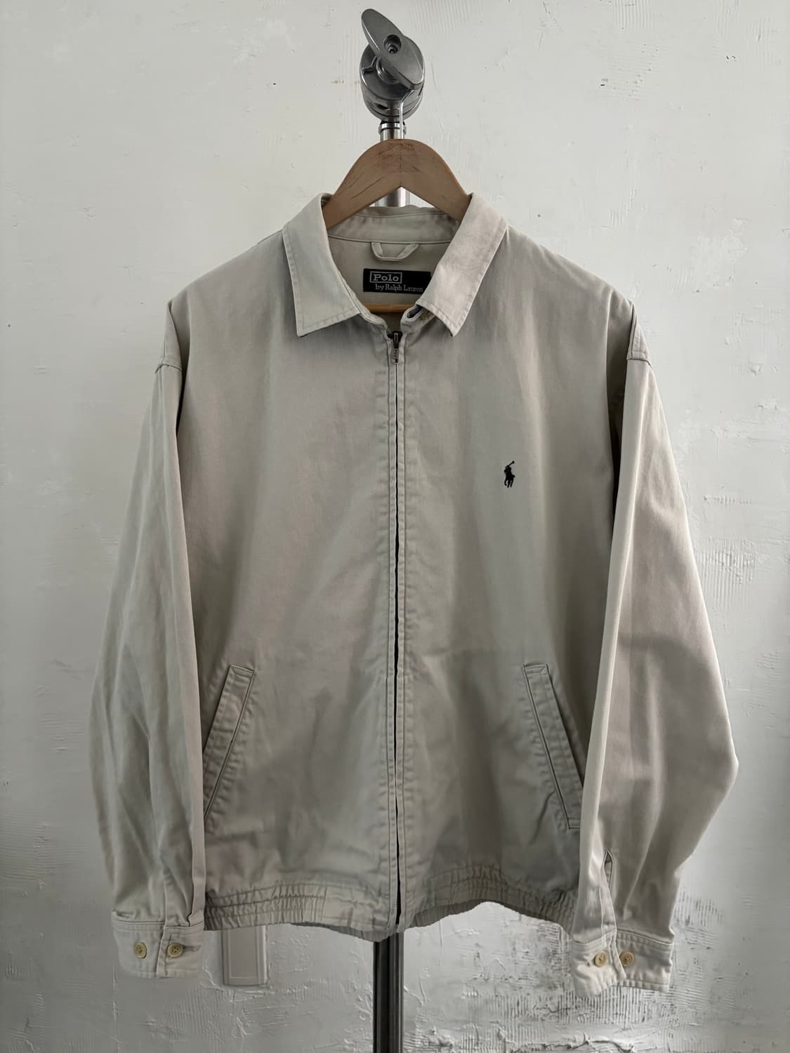 Polo 폴로 랄프로렌 라이트베이지 코튼 헤링턴 자켓 상품이미지1