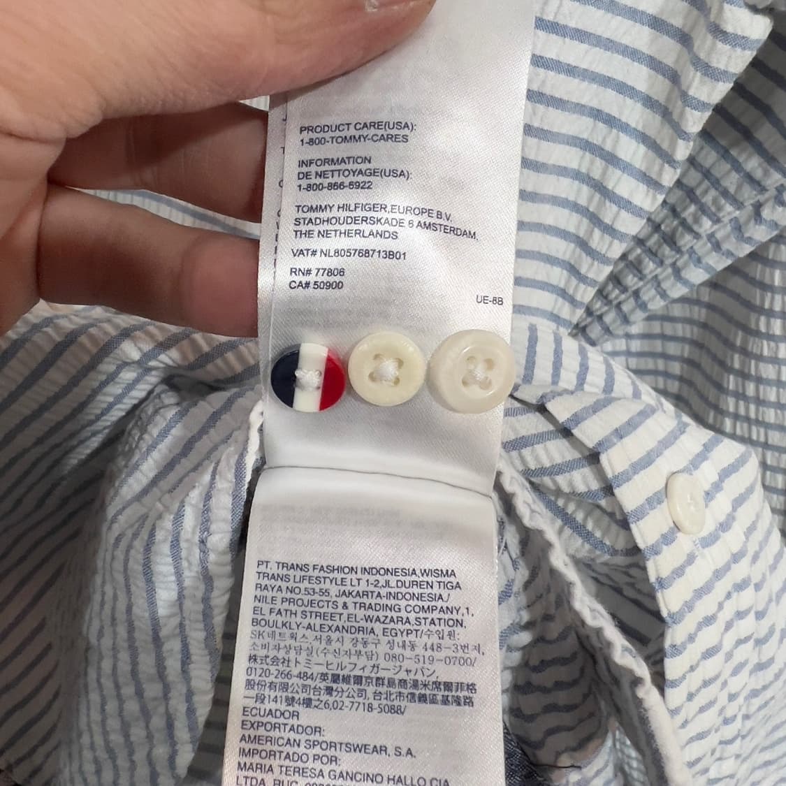 타미힐피거 스트라이프 셔츠 상품이미지7