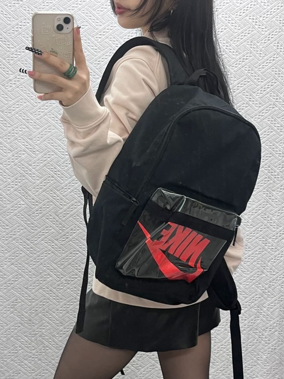 나이키 헤리티지 2.0 빈티지 레트로 빅로고 백팩 C10243 상품이미지1