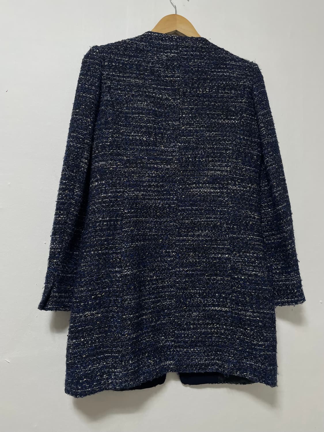 (55-66) SATIN 샤틴 트위드 롱 자켓 상품이미지4