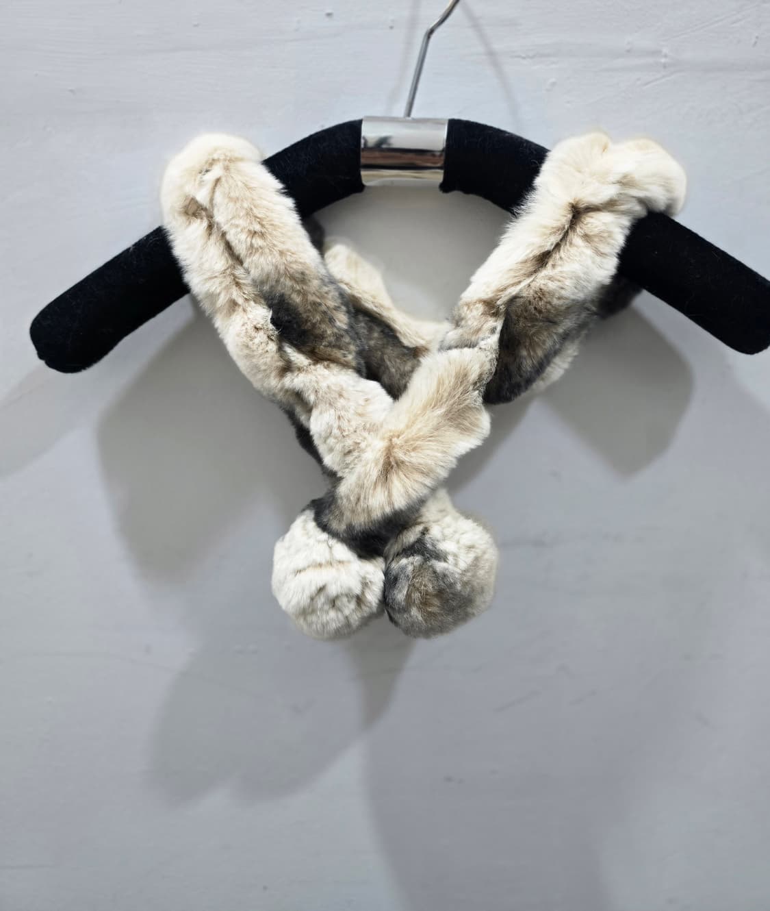 리얼 퍼 폼폼 머플러 상품이미지1